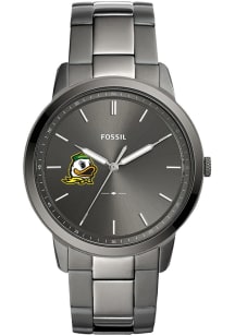 Fossil Oregon Ducks Minimalist Stainless Steel Mens Watch