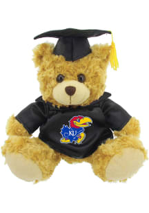 Kansas Jayhawks Jardine  Graduation Bear Plush - Black