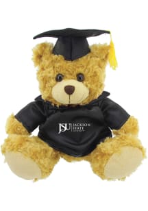 Jackson State Tigers Jardine  Graduation Bear Plush - Black