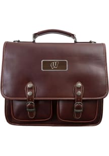 Wisconsin Badgers Brown Sabino Briefcase Tote