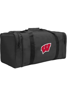 Jardine Wisconsin Badgers Black Amerasport Square Gym Bag