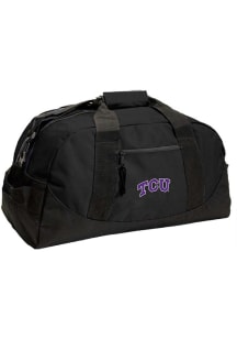 Jardine TCU Horned Frogs Black Amerasport Dome Gym Bag