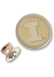 Illinois Fighting Illini Gold Lapel Mens Tie Tack