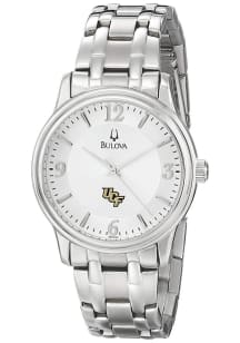 Bulova UCF Knights Silver Mens Watch