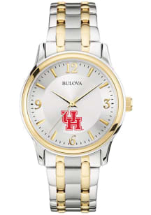 Bulova Houston Cougars Classic Two Tone Mens Watch