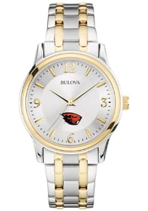 Bulova Oregon State Beavers Classic Two Tone Mens Watch