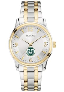 Bulova Colorado State Rams Classic Two Tone Mens Watch