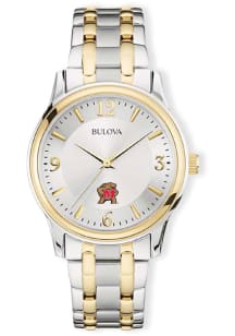 Bulova Maryland Terrapins Classic Two Tone Mens Watch