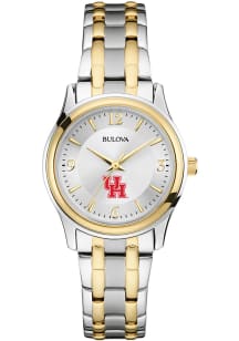 Bulova Houston Cougars Two Tone Womens Watch