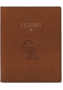 Colorado Rockies Eco Leather Passcase Mens Bifold Wallet