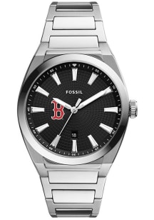 Fossil Boston Red Sox Everett Stainless Steel Mens Watch