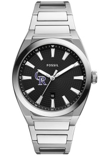 Fossil Colorado Rockies Everett Stainless Steel Mens Watch