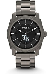 Fossil Tampa Bay Rays Machine Smoke Stainless Steel Mens Watch