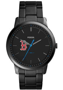 Fossil Boston Red Sox Minimalist Stainless Steel Mens Watch