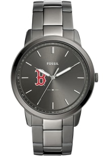 Fossil Boston Red Sox Minimalist Stainless Steel Mens Watch