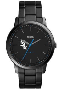 Fossil Chicago White Sox Minimalist Stainless Steel Mens Watch