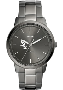 Fossil Chicago White Sox Minimalist Stainless Steel Mens Watch