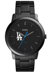 Fossil Los Angeles Dodgers Minimalist Stainless Steel Mens Watch