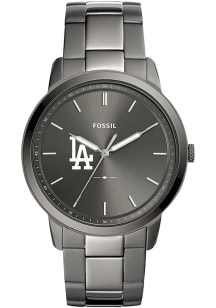 Fossil Los Angeles Dodgers Minimalist Stainless Steel Mens Watch