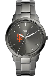 Fossil San Francisco Giants Minimalist Stainless Steel Mens Watch