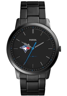 Fossil Toronto Blue Jays Minimalist Stainless Steel Mens Watch