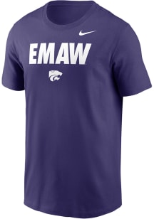 Nike K-State Wildcats Purple DriFit Short Sleeve T Shirt