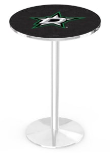 Dallas Stars Chrome Round Base Pub Table