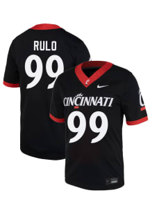 Jonathan Rulo  Nike Cincinnati Bearcats Black NIL Name And Number Football Jersey