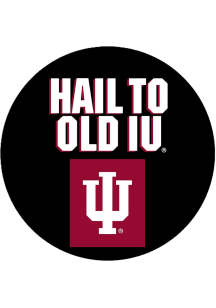 Indiana Hoosiers 3" Hail to Old IU Button - Red