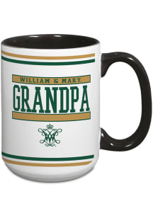 William & Mary Tribe 15oz Grandpa Java Ceramic Mug - White