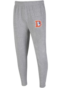 Concepts Sport Denver Broncos Mens Ash Retro Logo Mainstream Fashion Sweatpants