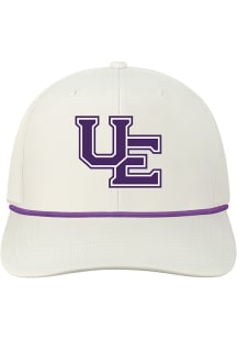 Evansville Purple Aces Back Nine Side Patch Adjustable Hat - White