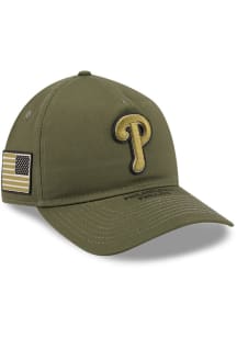 New Era Philadelphia Phillies 2026 MLB Armed Forces Day 9TWENTY A Frame Adjustable Hat - Olive