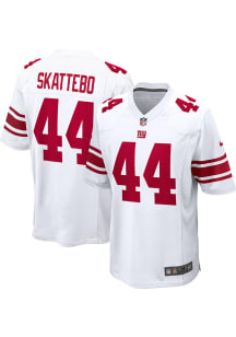 Cam Skattebo  Nike New York Giants White Road Football Jersey