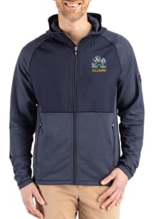 Cutter and Buck Notre Dame Fighting Irish Mens Navy Blue Alumni Peshastin Long Sleeve Full Zip Jac..