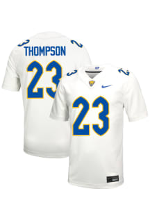 Kanye Thompson  Nike Pitt Panthers White NIL Name And Number Football Jersey