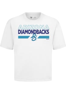 Levelwear Arizona Diamondbacks White Signature Knit No Hitter City Connect Short Sleeve Fashion T..