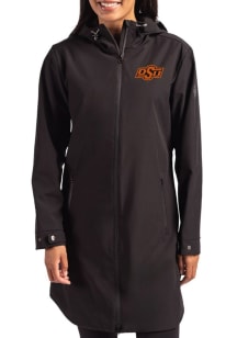 Cutter and Buck Oklahoma State Cowboys Womens Black Camano Light Weight Jacket