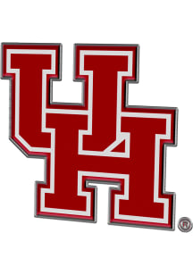 Houston Cougars Full Color Car Emblem - Red