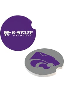 K-State Wildcats 2Pk Car Coaster - Purple