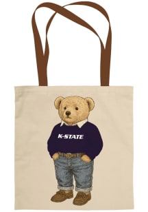 K-State Wildcats White Teddy Bear Tote Tote