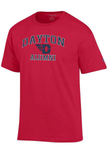 Champion Dayton Flyers Red Logo Alumni Jersey Short Sleeve T Shirt