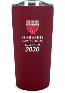 Harvard Crimson 18oz Soft Touch Class Of 2030 Law Stainless Steel Tumbler - Maroon