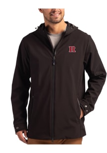 Cutter and Buck Rutgers Scarlet Knights Mens Black Camano Light Weight Jacket