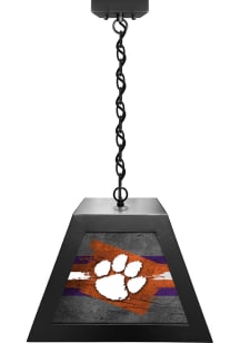 Clemson Tigers Pendant Black Billiard Lamp