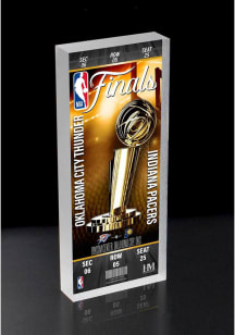 Oklahoma City Thunder 2025 Indiana Pacers Dueling BlockArt Black Desk Accessory