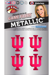 Indiana Hoosiers Metallic 4pk Tattoo