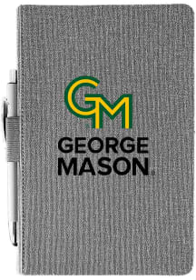 George Mason University Pen Notebook and Folder - Grey