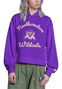 Starter Northwestern Wildcats Womens Purple Baseline Hooded Sweatshirt