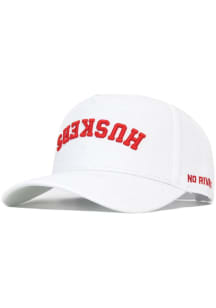 No Rivals Nebraska Cornhuskers Huskers Upside Down Adjustable Hat - White